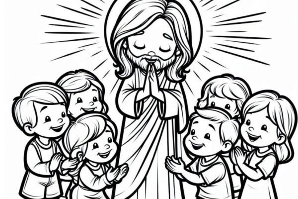 10 desenhos religiosos para colorir